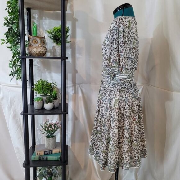 Max Studio Floral Dress - Size Large - Picture 3 of 10